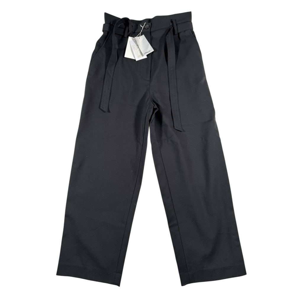 3.1 Phillip Lim Black Paper Bag Cropped Pants NWT